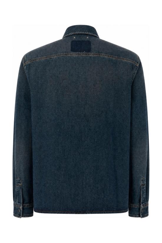 26FW 골든구스 긴팔 셔츠 GMP02757P002654 50100 BLUE - GOLDEN GOOSE