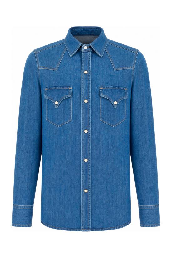 26FW 포르텔라 긴팔 셔츠 NTEX00403 310 DENIM