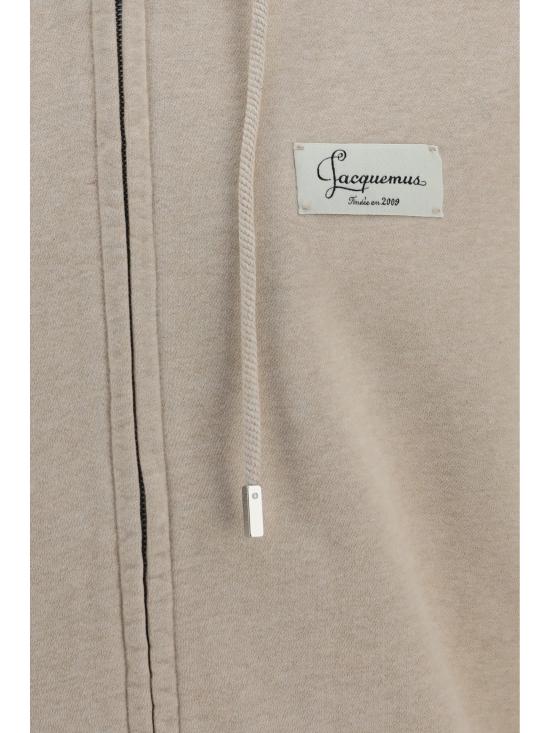 26FW 자크뮈스 후드 티셔츠 HOU00314AJ00325 150 BEIGE - JACQUEMUS