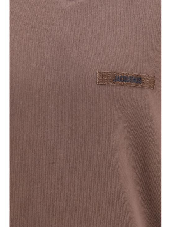 26FW 자크뮈스 그로그랭 후드 티셔츠 HOM00247AJ00126 850 BROWN - JACQUEMUS
