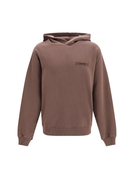 26FW 자크뮈스 그로그랭 후드 티셔츠 HOM00247AJ00126 850 BROWN