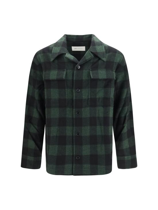 26FW 아미 긴팔 셔츠 USH875WV0220 A258 GREEN