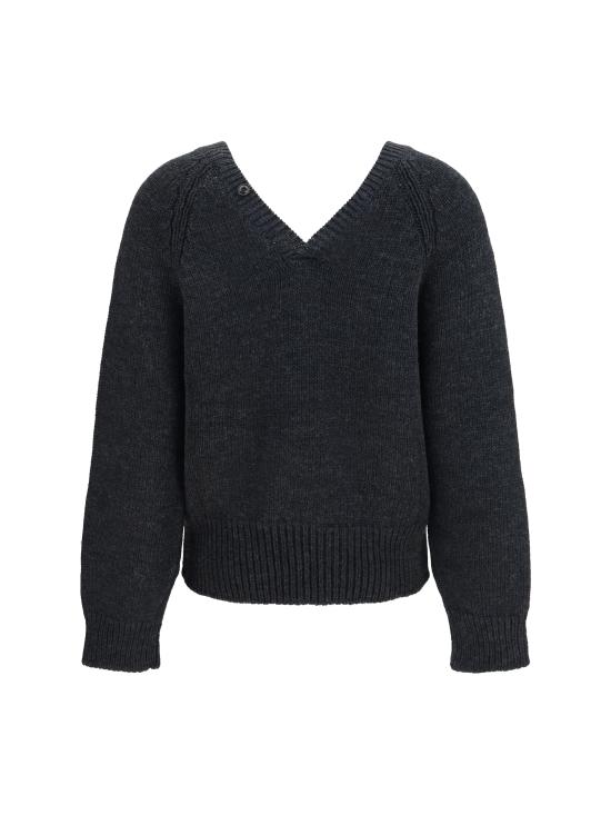 26FW 아워레가시 컨트리 헨리 메리노 울 니트 W4263CC CHARCOALDR GREY - OUR LEGACY