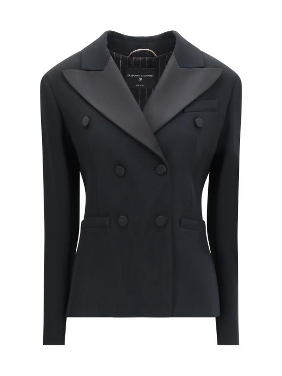 26FW 에르마노 설비노 자켓 D496I724TEILM 95708 BLACK