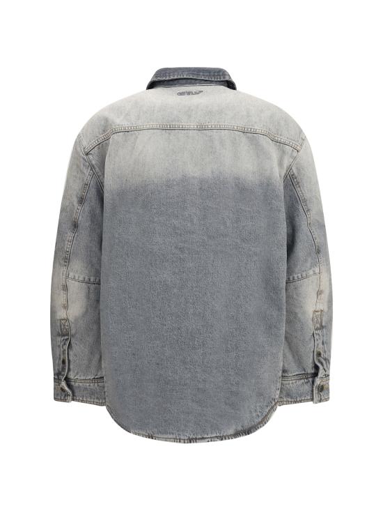 26FW 오프화이트 긴팔 셔츠 OMYD05WF26DEN00100 020 GREY - OFF WHITE