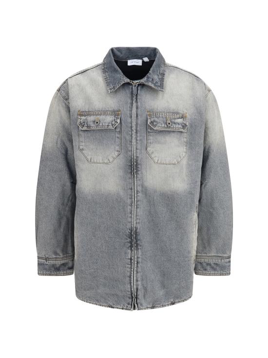 26FW 오프화이트 긴팔 셔츠 OMYD05WF26DEN00100 020 GREY
