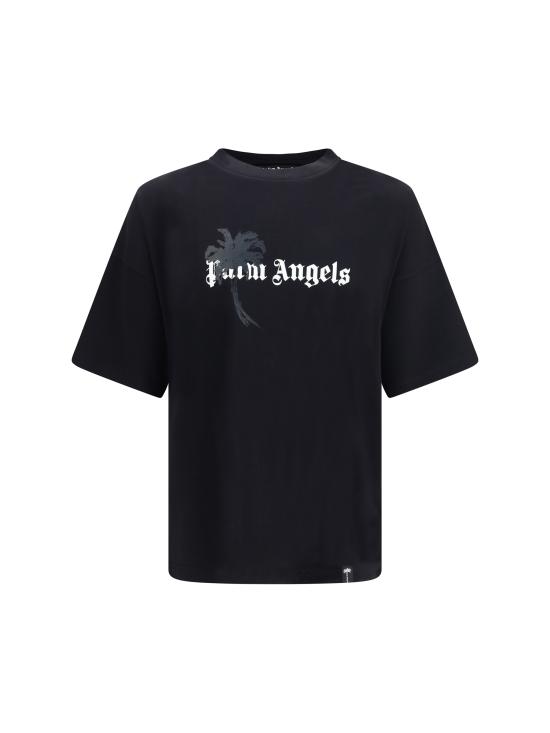 26FW 팜앤젤스 반팔 티셔츠 PAMAA003JR006 1003 BLACK