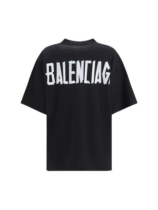 26FW 발렌시아가 반팔 티셔츠 871733TVVE4 1000 BLACK - BALENCIAGA