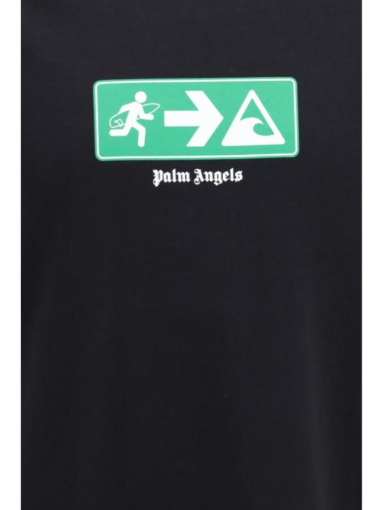 26FW 팜앤젤스 반팔 티셔츠 PAMAA001JR009 1055 BLACK - PALM ANGELS