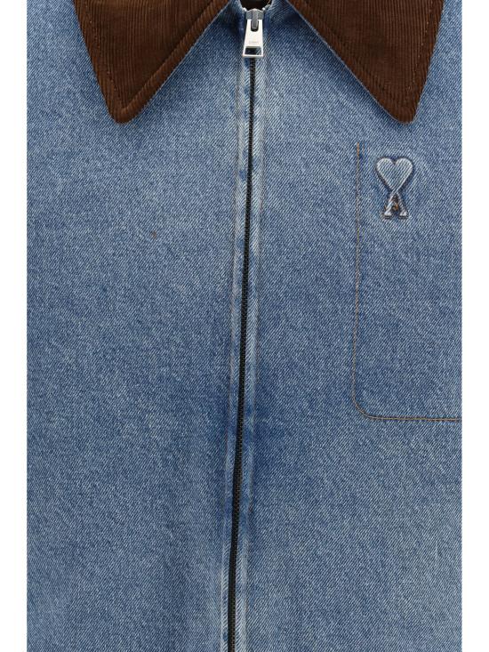 26FW 아미 자켓 HJK922DE0046 480 LIGHT BLUE - AMI