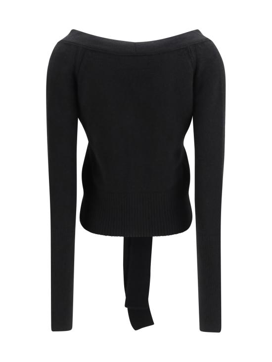 26FW 에르마노 설비노 스웨터 D495N728IWN 95708 BLACK - ERMANNO SCERVINO