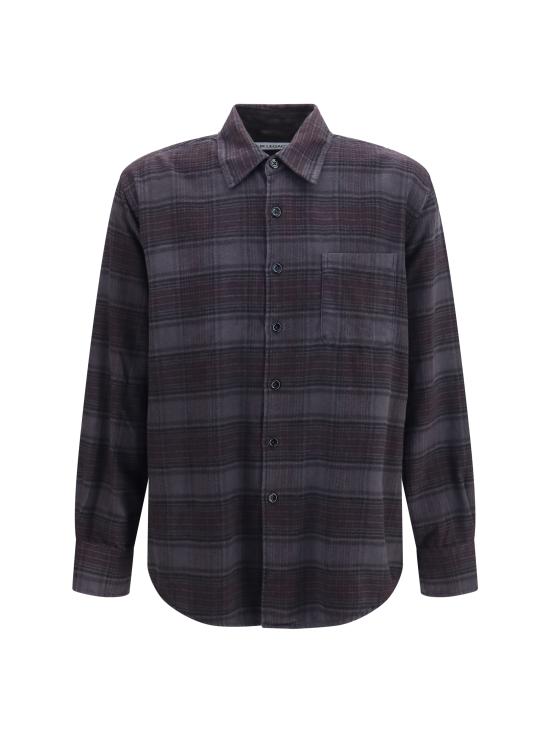 26FW 아워레가시 페이디드 녹턴 체크 플라넬 어보브 셔츠 M4262AFN NOCTURNECH GREY