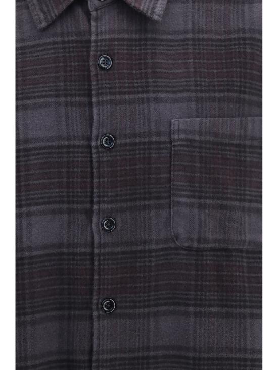 26FW 아워레가시 페이디드 녹턴 체크 플라넬 어보브 셔츠 M4262AFN NOCTURNECH GREY - OUR LEGACY