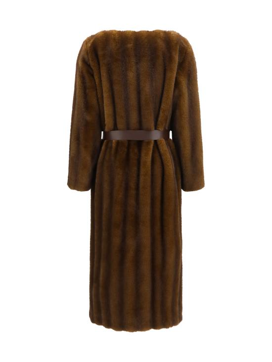 26FW 막스마라 스튜디오 아우터 2626456012600 001 BROWN - MAX MARA STUDIO
