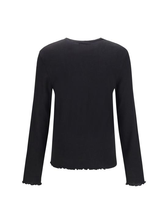 26FW 아워레가시 엘론게이티드 롱슬리브 M4266EC CHARREDSHA BLACK - OUR LEGACY