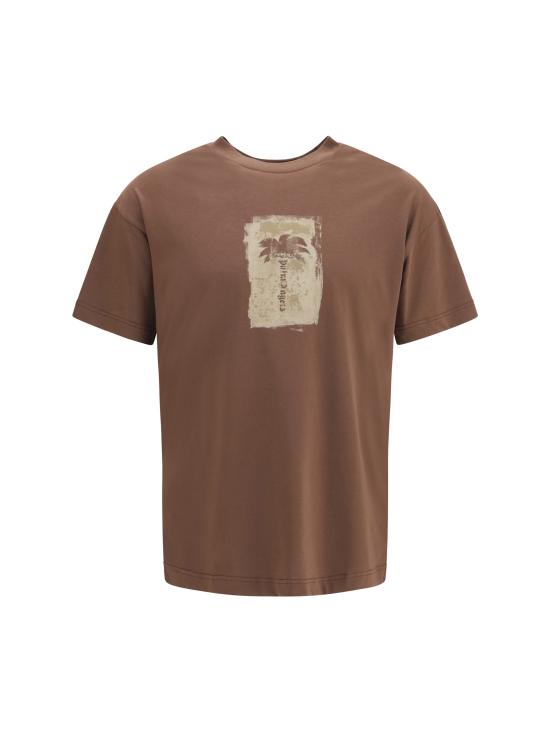 26FW 팜앤젤스 반팔 티셔츠 PAMAA001JR019 6063 BROWN