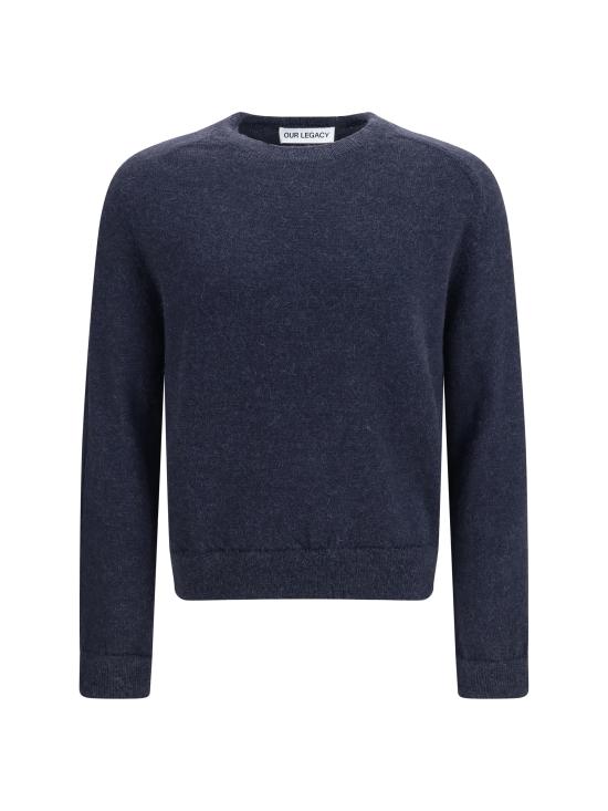 26FW 아워레가시 트루 라운드넥 스너그 알파카 니트 M4263TC CHARCOAL GREY