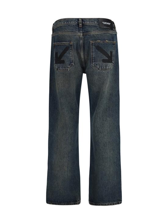 26FW 오프화이트 데님 팬츠 OMYA18JF26DEN00540 461 BLUE - OFF WHITE
