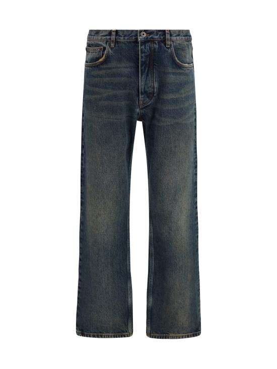 26FW 오프화이트 데님 팬츠 OMYA18JF26DEN00540 461 BLUE