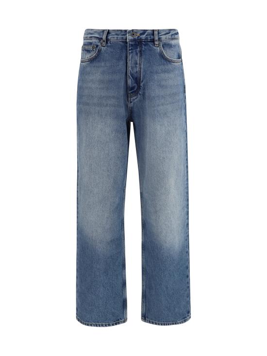 26FW 오프화이트 데님 팬츠 OMYA19DF26DEN00440 400 LIGHT BLUE
