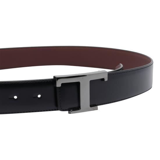 26FW 토즈 T 타임리스 리버서블 벨트 XCMCQR55100 HDL576C BLACK - TODS