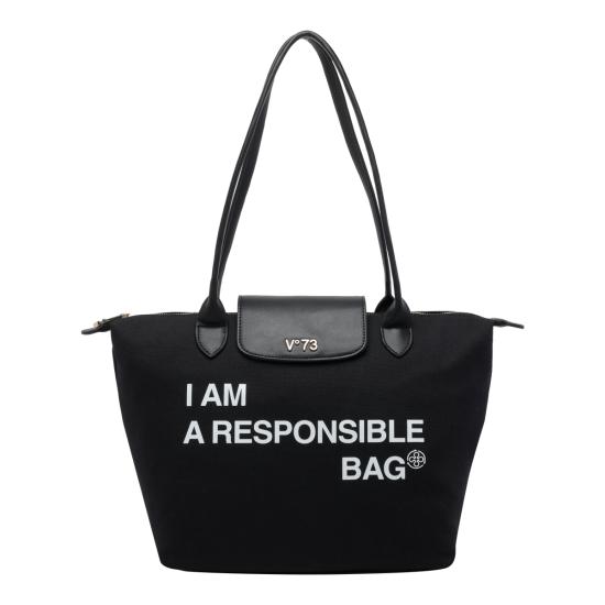 26FW 브이73 토트백 73BS9N001 NERO BLACK