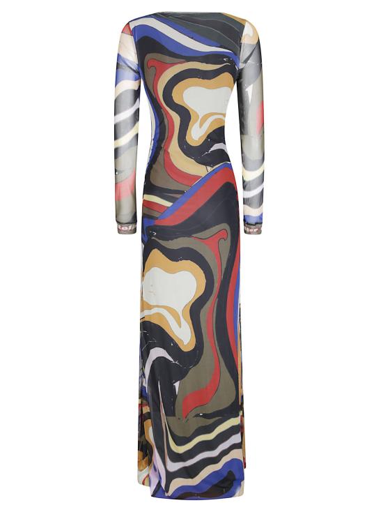 26FW 오토링거 롱 원피스 10150480102 PRI Psychedelic - OTTOLINGER