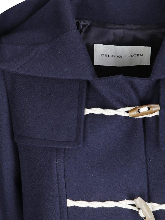 26FW 드리스 반 노튼 코트 2620102244216 509 NAVY - DRIES VAN NOTEN