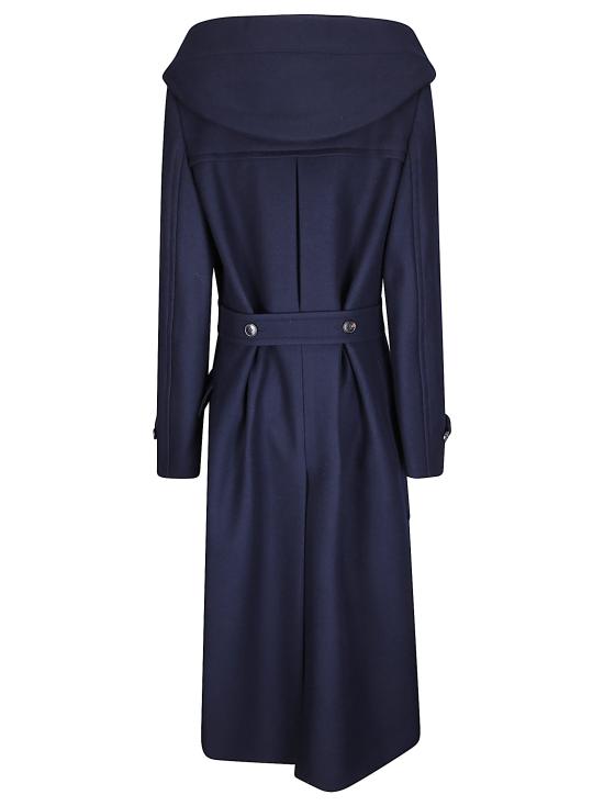 26FW 드리스 반 노튼 코트 2620102244216 509 NAVY - DRIES VAN NOTEN