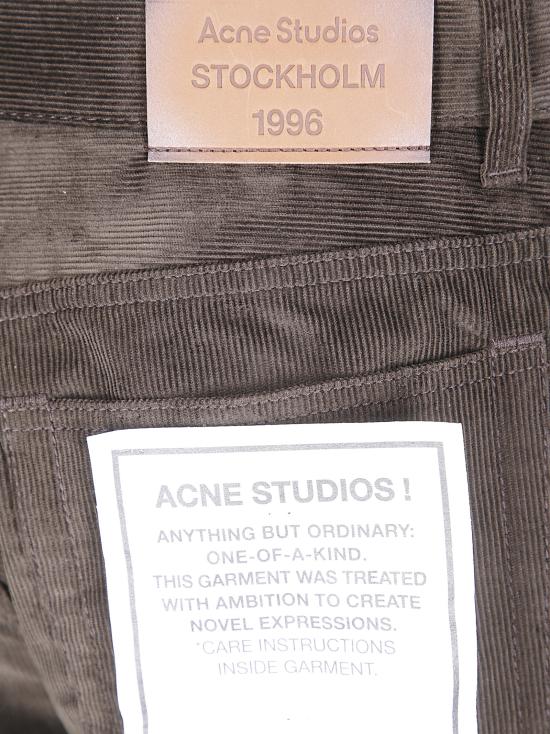 26FW 아크네 스튜디오 스트레이트 팬츠 BK0784 ADM DARK BROWN - ACNE STUDIOS