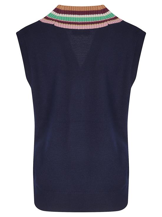 26FW 드리스 반 노튼 반팔 티셔츠 2620112154759 509 NAVY - DRIES VAN NOTEN