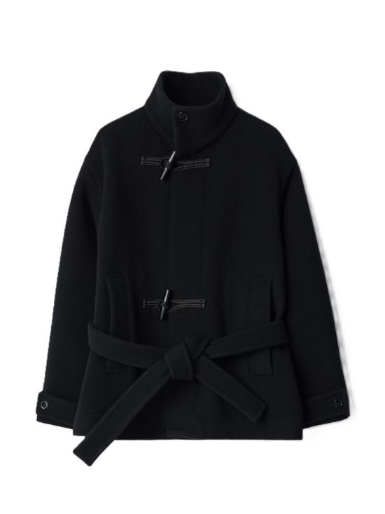 26FW 르메르 숏 더플 울 코트 CO1113 LF1116BK999 Black