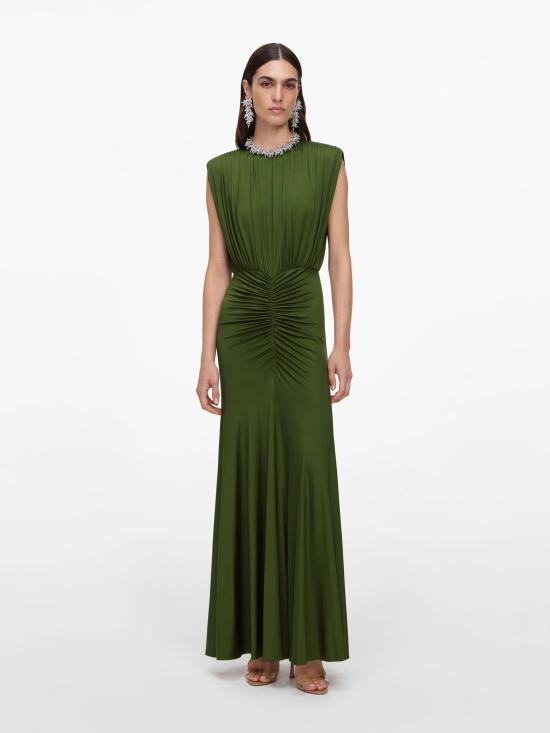 26FW 셀프 포트레이트 원피스 AW26 009X G GREEN