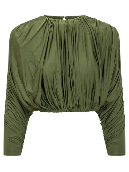 26FW 셀프 포트레이트 탑 AW26 009TA G GREEN