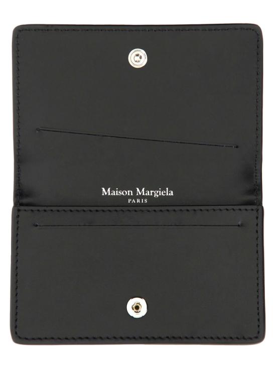 26FW 마르지엘라 레더 비즈니스 카드 홀더 SA3VX0005 P4745T8013 BLACK - MAISON MARGIELA