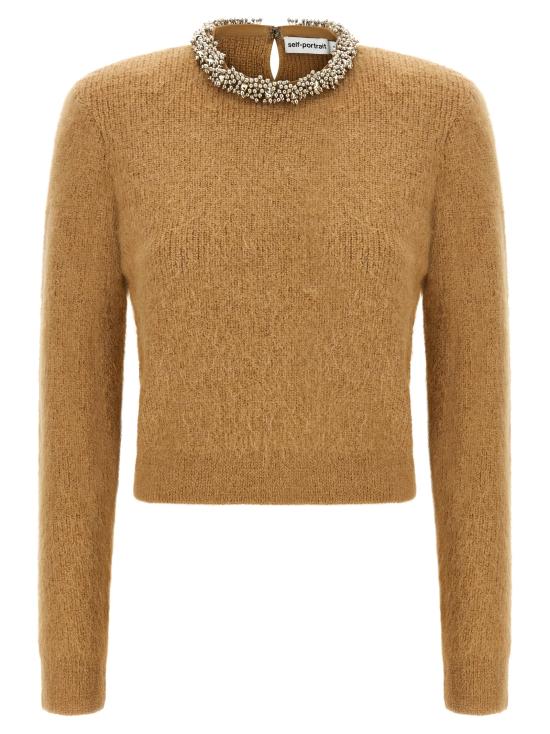 26FW 셀프 포트레이트 스웨터 AW26 094T BR BROWN