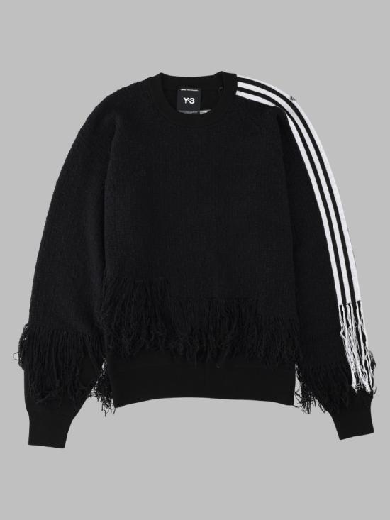 26FW 와이쓰리 스웨터 KR1124 BLACK