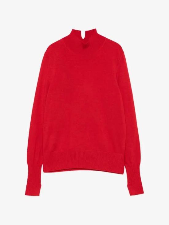 26FW 핑코 스웨터 107204A3G1 R66 ROSSO INTENSO