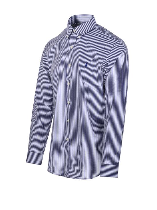 26FW 랄프 로렌 긴팔 셔츠 710929346011 4655A NAVY WHITE - RALPH LAUREN