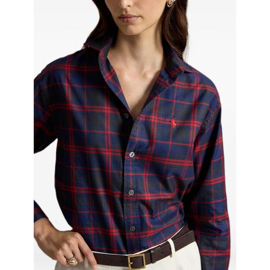 26FW 랄프 로렌 셔츠 211B23715001 REDMU BLUE RED - RALPH LAUREN