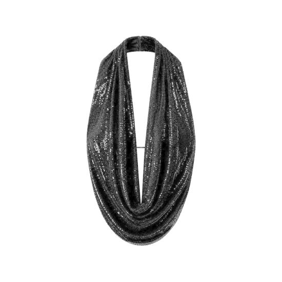 26FW 아마주인 블라우스 13MIRUSSB MIRA SEQUI SHBLK BLACK