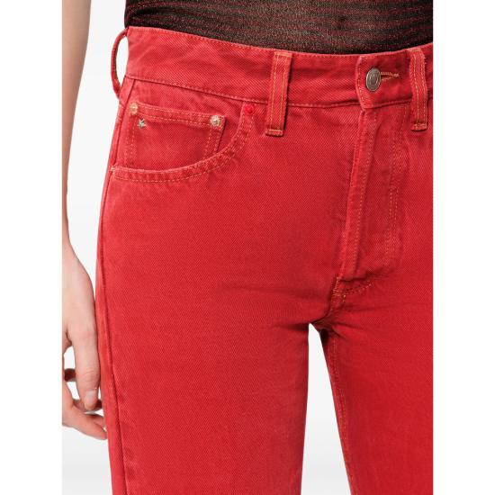 26FW 이자벨마랑 스트레이트 팬츠 D4H01I PA0800FA 70RD RED - ISABEL MARANT