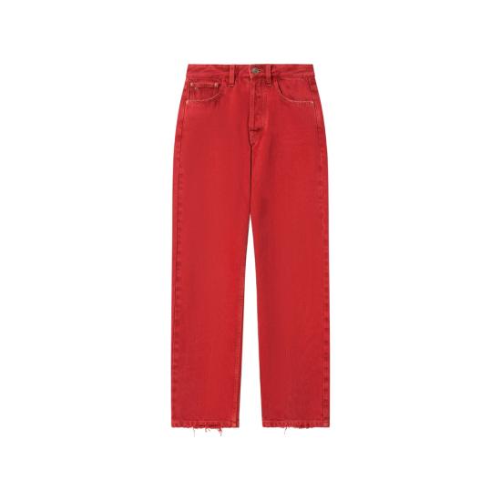 26FW 이자벨마랑 스트레이트 팬츠 D4H01I PA0800FA 70RD RED