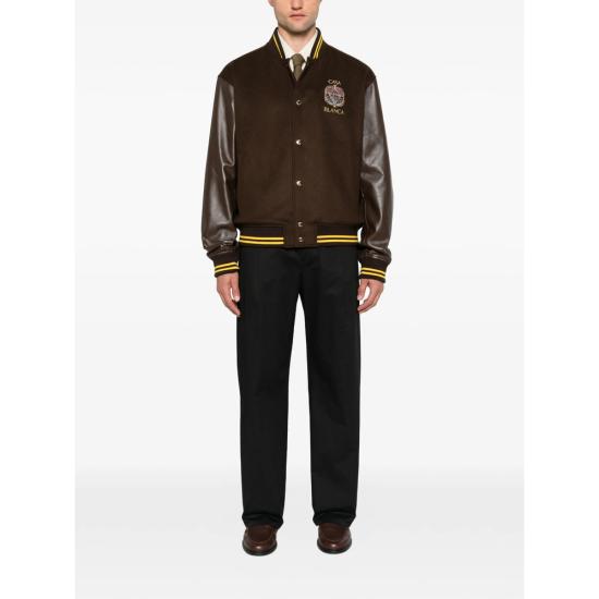 26FW 카사블랑카 봄버 자켓 AW26 OT 258 01 CELES BROWN - CASABLANCA