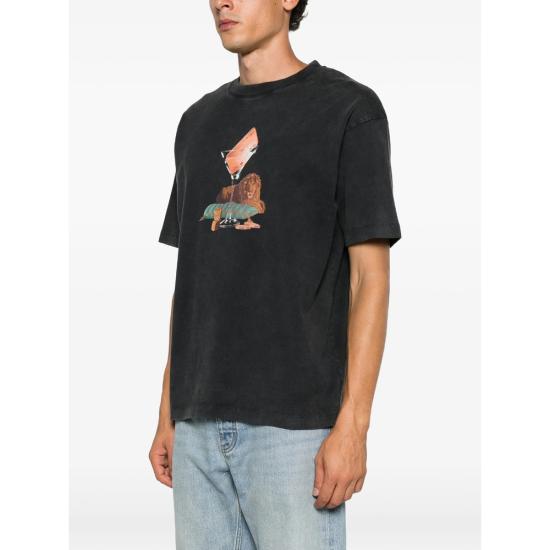 26FW 드롤드무슈 탑 TS354 CO248 BLACK - DROLE DE MONSIEUR