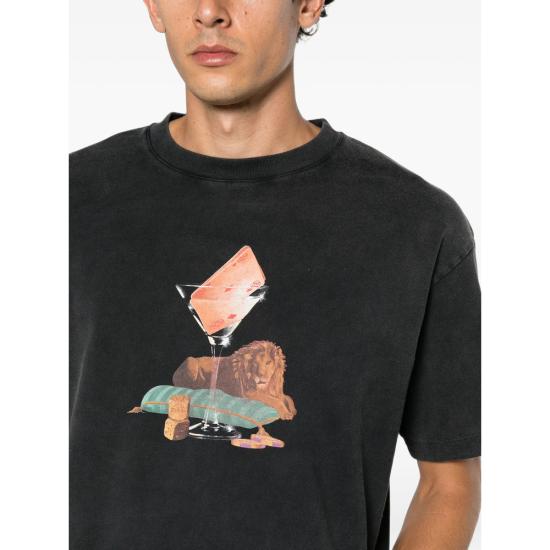26FW 드롤드무슈 탑 TS354 CO248 BLACK - DROLE DE MONSIEUR