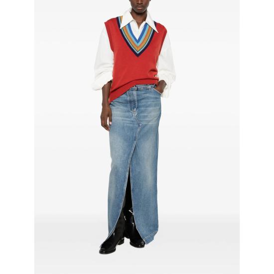 26FW 드리스 반 노튼 스커트 4414 010801 504 BLUE - DRIES VAN NOTEN