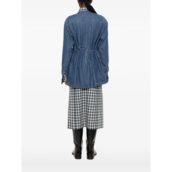 26FW 드리스 반 노튼 탑 4415 010700 504 BLUE - DRIES VAN NOTEN