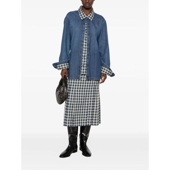 26FW 드리스 반 노튼 탑 4415 010700 504 BLUE - DRIES VAN NOTEN