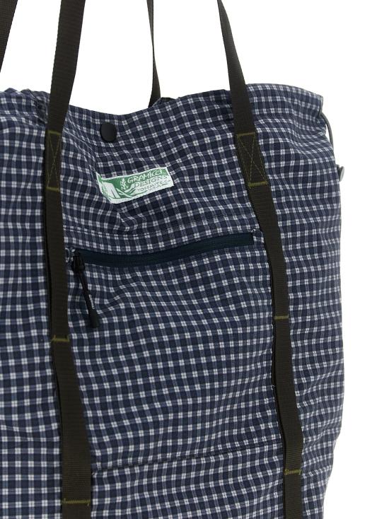26FW 그라미치 토트백 G6FA071NAVYCHECK Blue - GRAMICCI